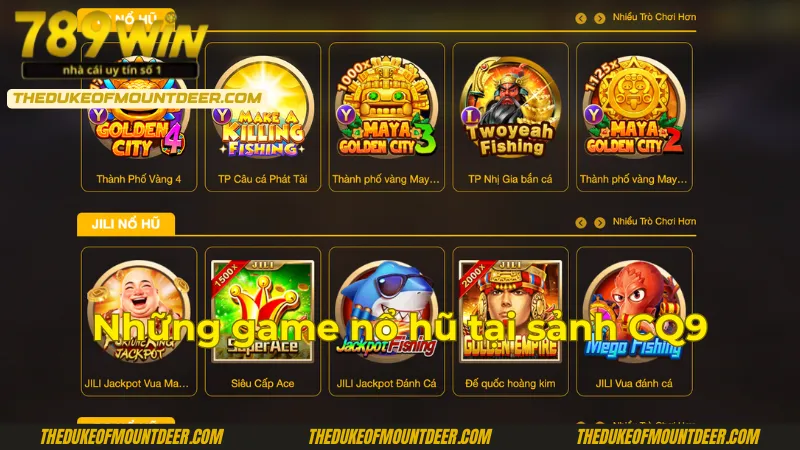 Review sảnh CQ9 789Win